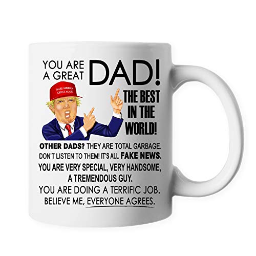 Promotion & Beyond Trump Great Dad Father's Day Family Ceramic Coffee Mug Tea Cup