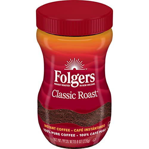 Folgers Classic Roast Instant Coffee Crystals