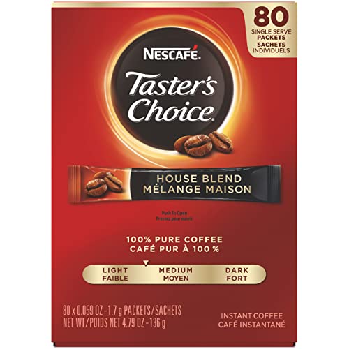 Nescafe Instant Coffee Packets, Taster's Choice Light Roast