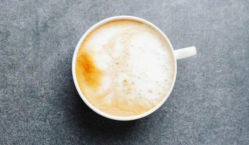 fresh cappuccino
