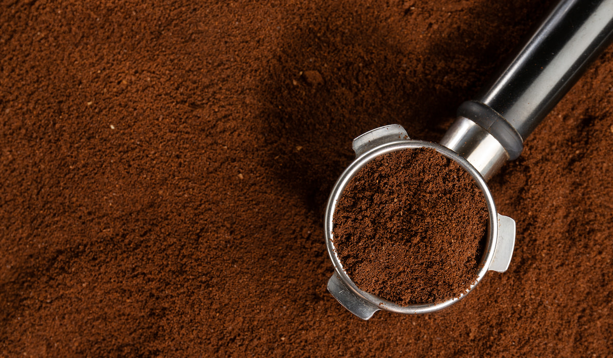 pure ground coffee