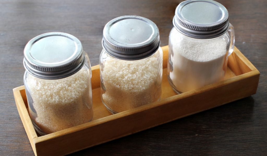 sugar and creamer sealed jar